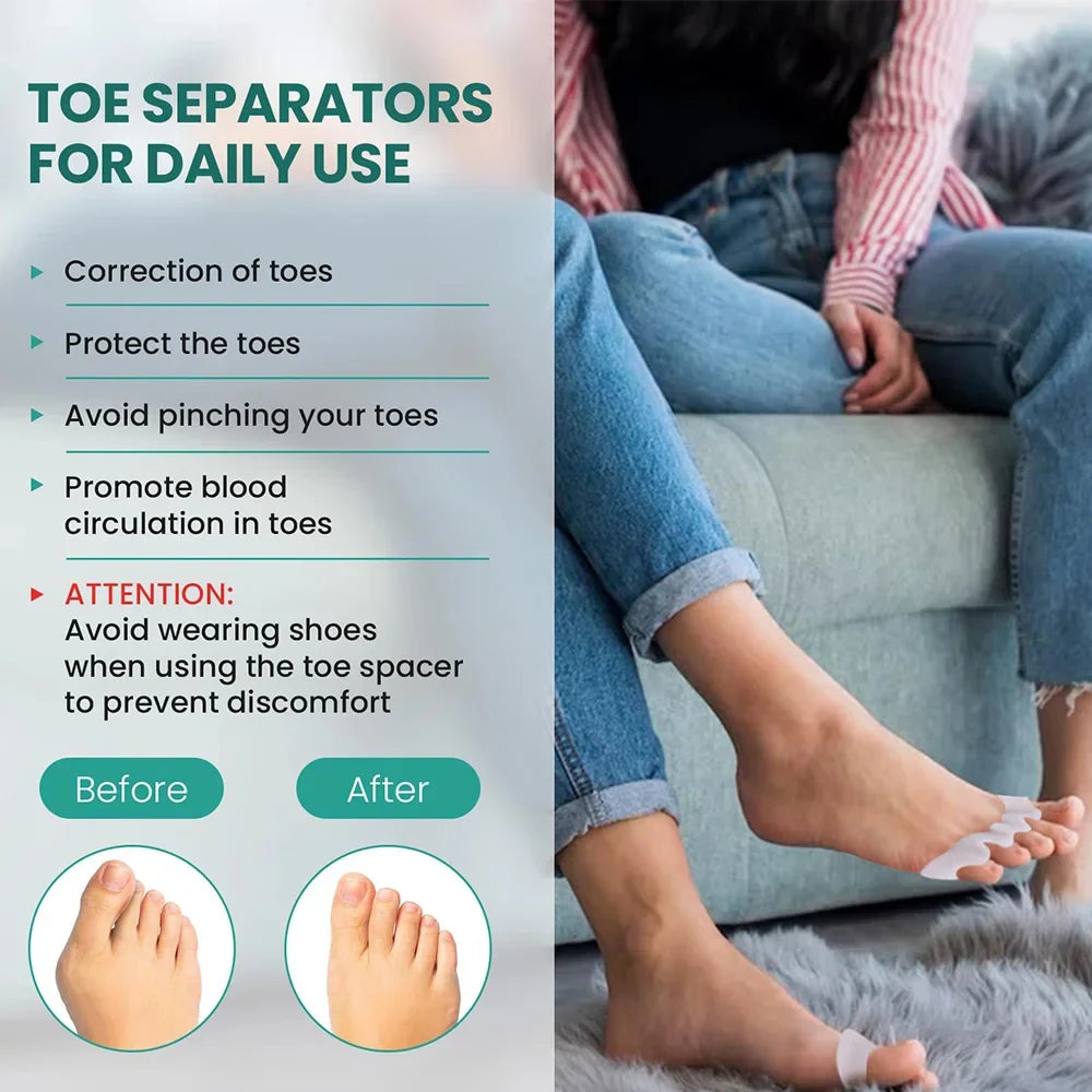 Soft Gel Toe Separator – Pain Relief & Foot Support