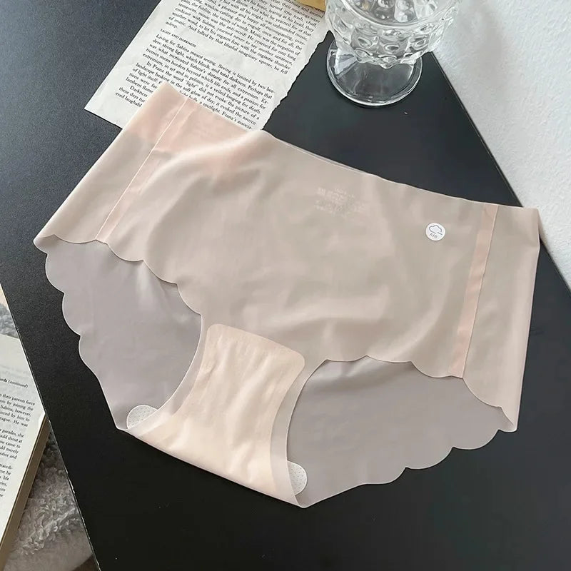 Soft Stretch Seamless Comfort Panty – Breathable Ice Silk