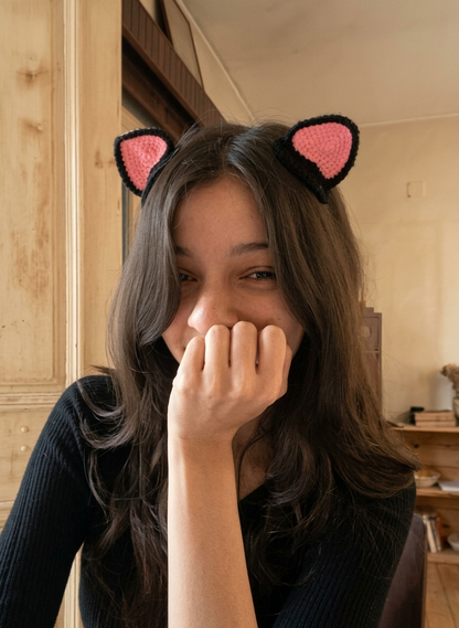 Soft Cat Ear Hair Clips – Korean Trend Style
