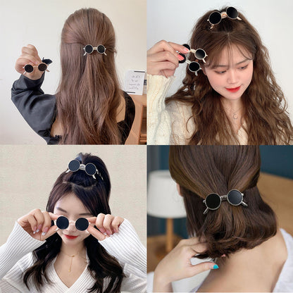 Sunglasses-Shaped Hair Clips