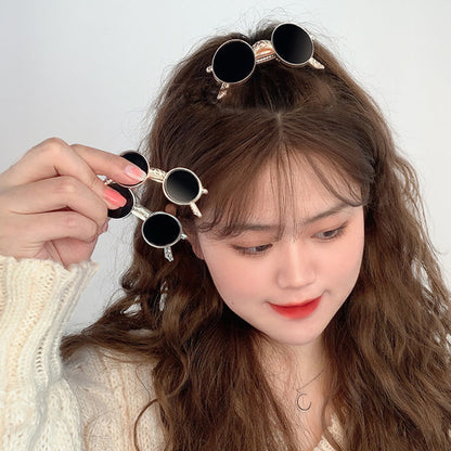 Sunglasses-Shaped Hair Clips