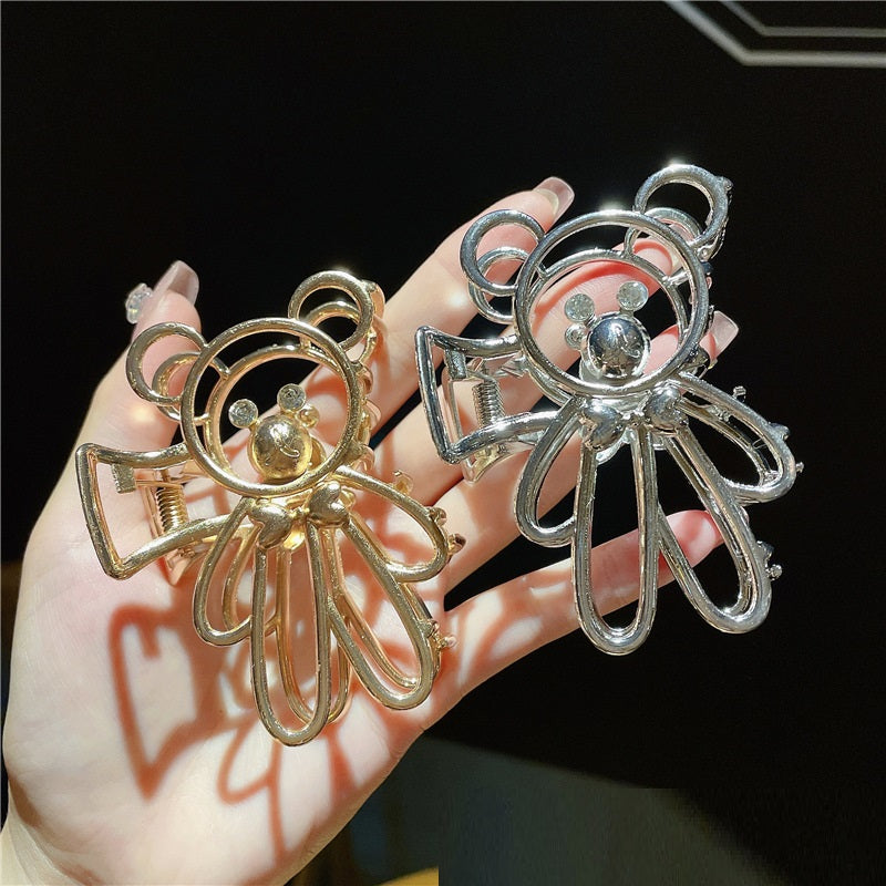Cute Korean Bear Hair Claw Clip