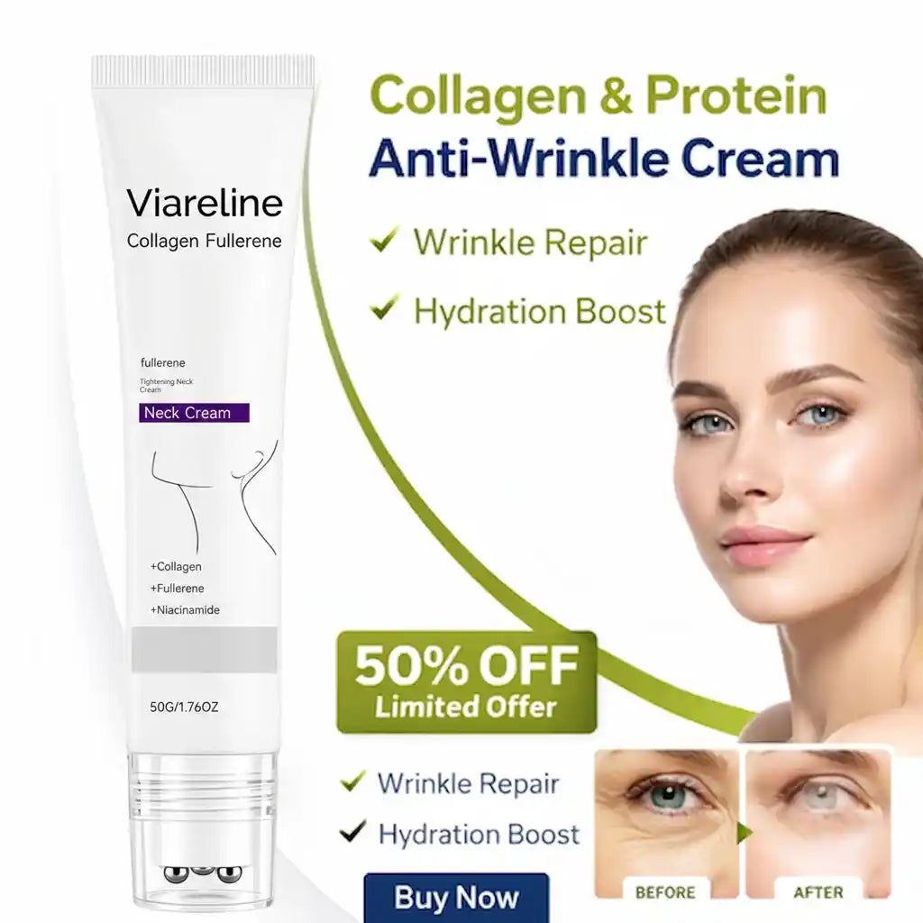 VIARELINE 3-in-1 Advanced Collagen Anti-Aging & Skin Tightening Repair Cream