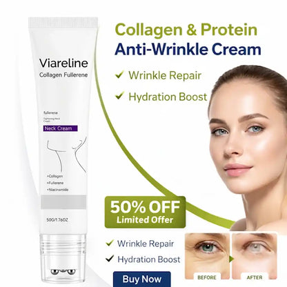 VIARELINE 3-in-1 Advanced Collagen Anti-Aging & Skin Tightening Repair Cream