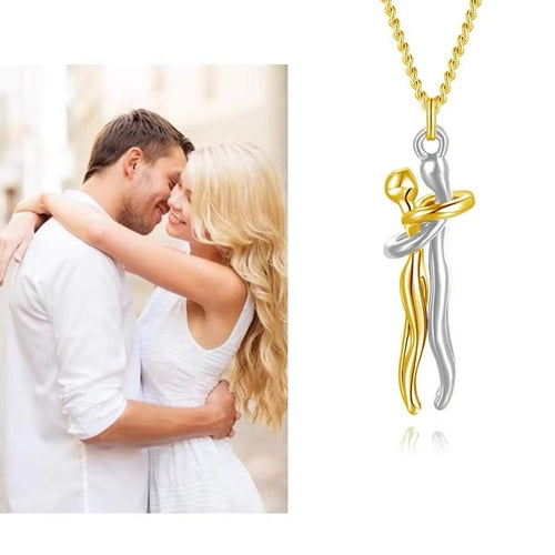 Love Forever Hug Necklace