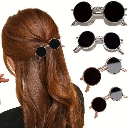 Sunglasses-Shaped Hair Clips