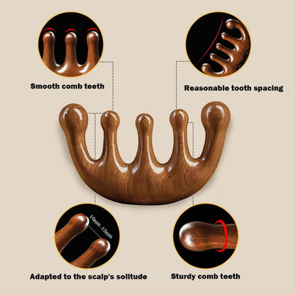 Resin Gua Sha Scalp Massage Comb