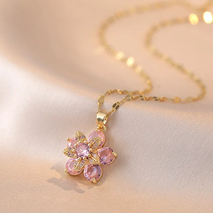Princess Rapunzel Spinning Sundrop Flower Necklace