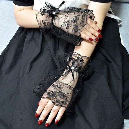 Stretch Fit Lace Sleeve Covers