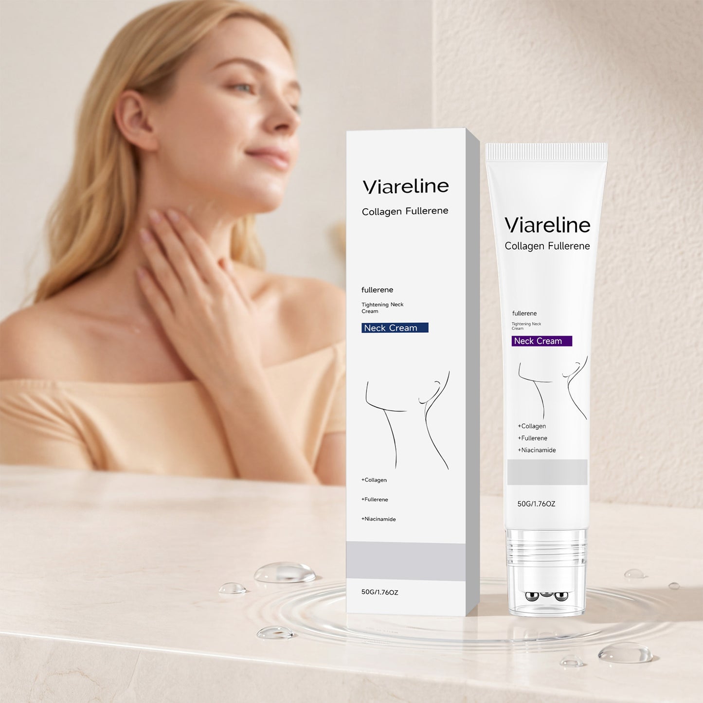 VIARELINE Neck Firming and Tightening Cream