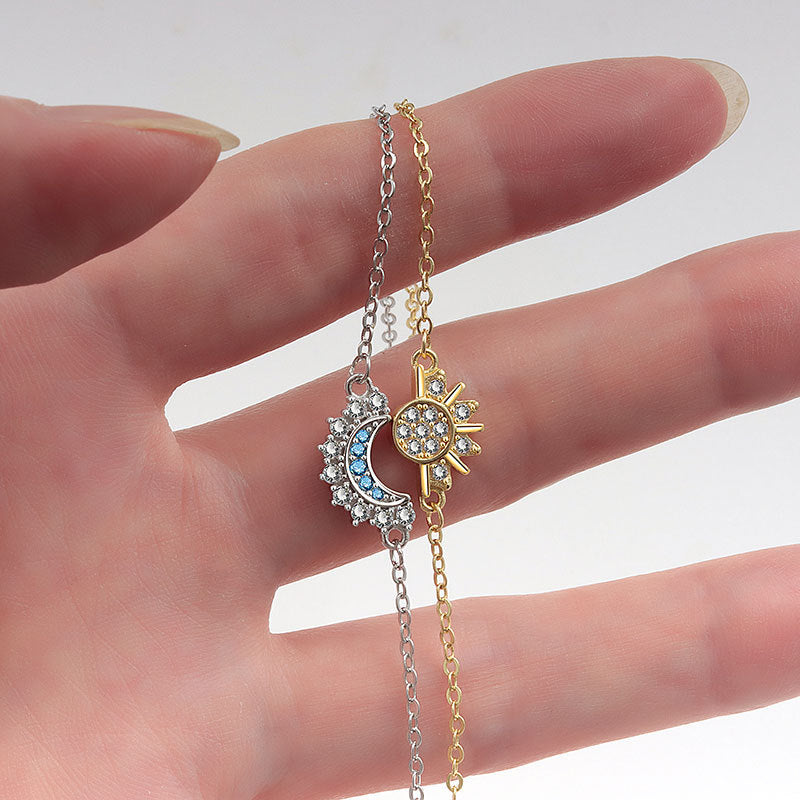 Sun and Moon Couple Bracelet Set