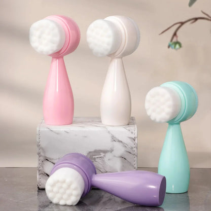 2-in-1 Facial Cleansing & Deep Pore Brush