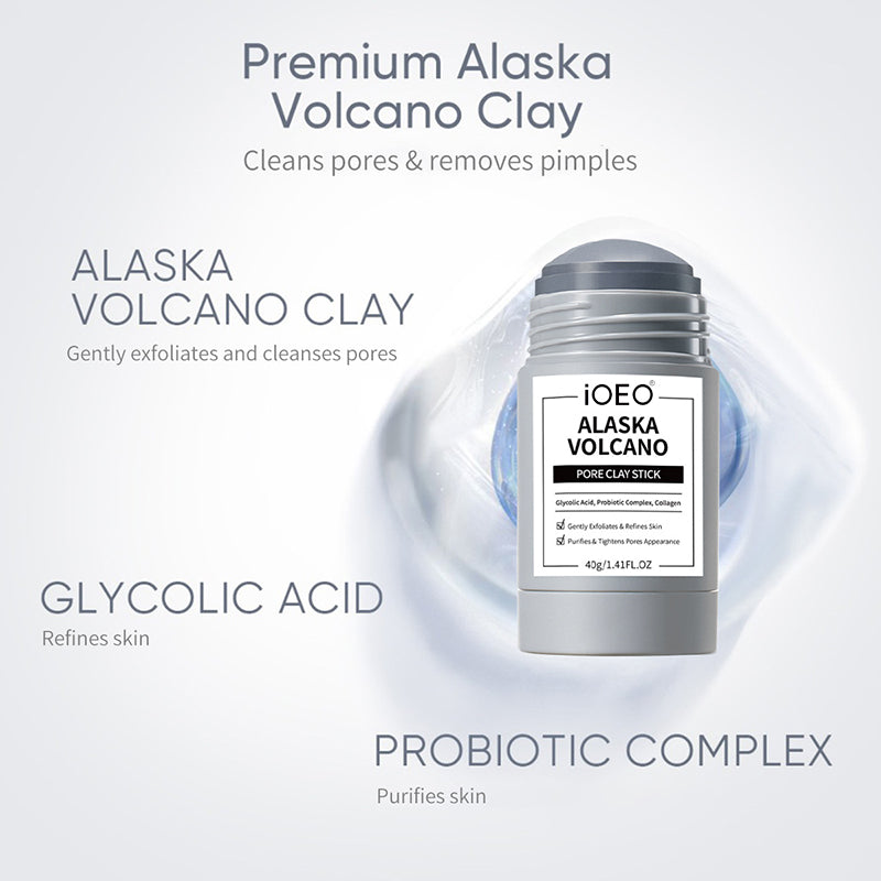 Alaska Volcano Pore Clay Stick