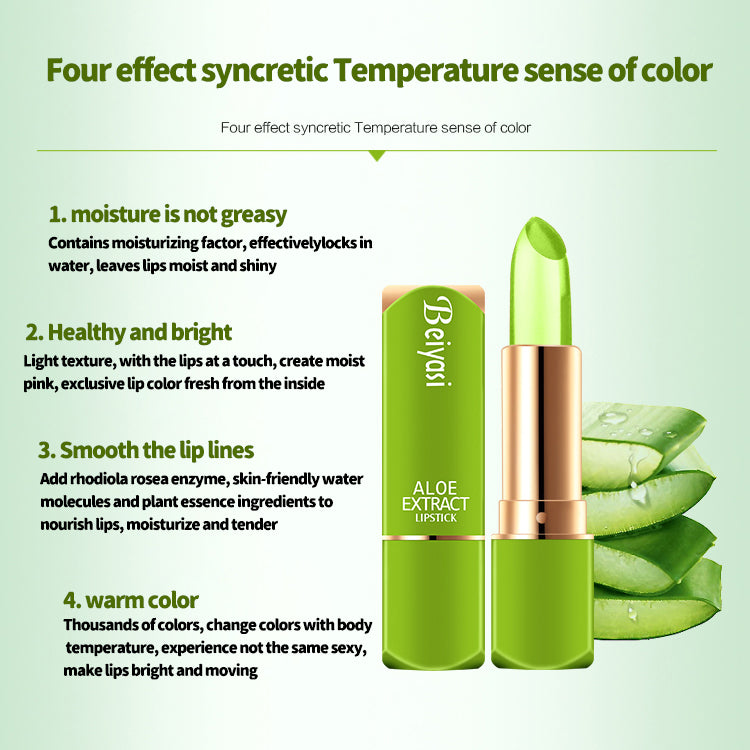 Beiyasi Aloe Vera Extract Lipstick