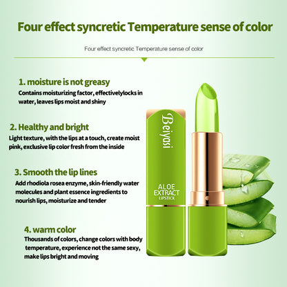 Beiyasi Aloe Vera Extract Lipstick
