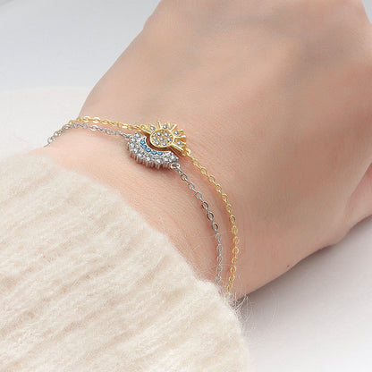 Sun and Moon Couple Bracelet Set