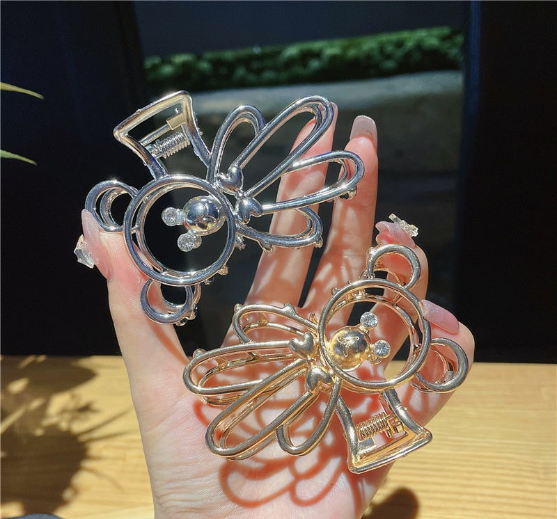 Cute Korean Bear Hair Claw Clip