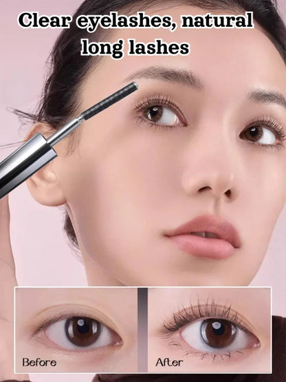 Waterproof Mascara Natural Black 3D Silk Fiber Eyelashes