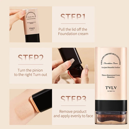 2-in-1 Flawless Foundation Stick with Brush