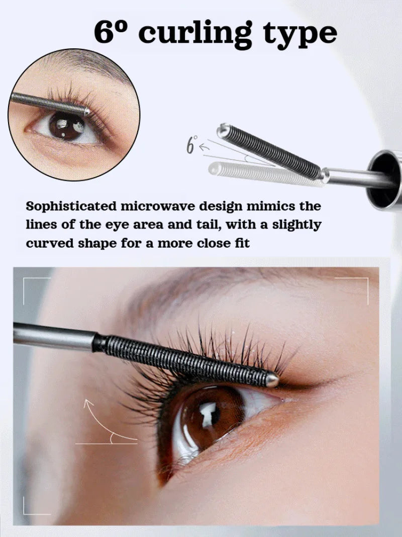 Waterproof Mascara Natural Black 3D Silk Fiber Eyelashes