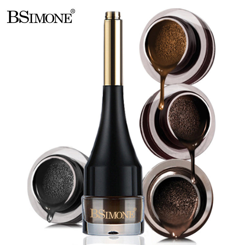 Aegte 3D Gel Kajal, Liner & Brow With Almond & Biotin
