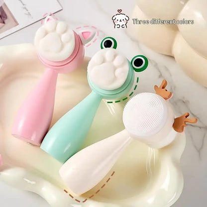 Cat Paw Double-Sided Face Cleansing Brush