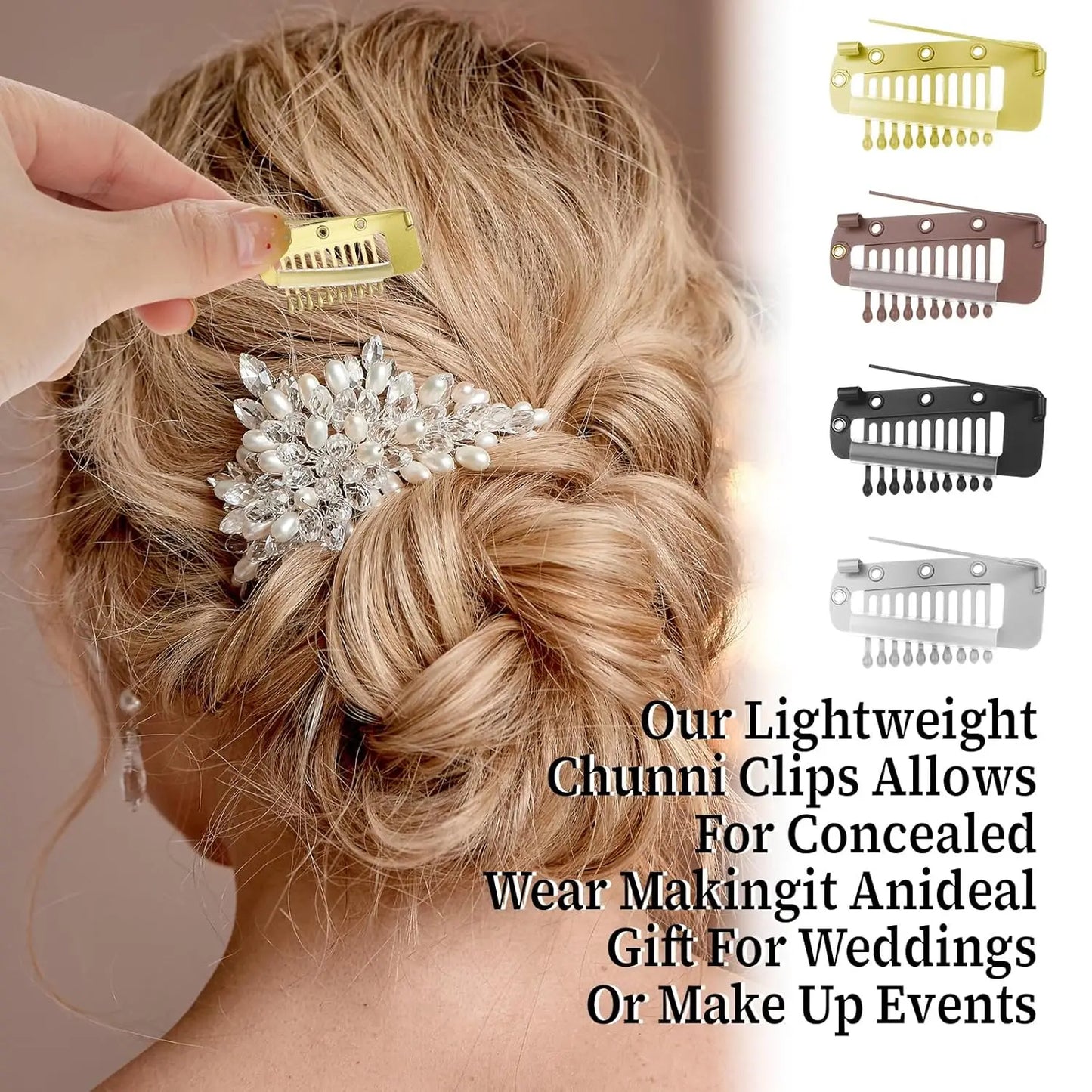 Premium No-Slip Dupatta Clip