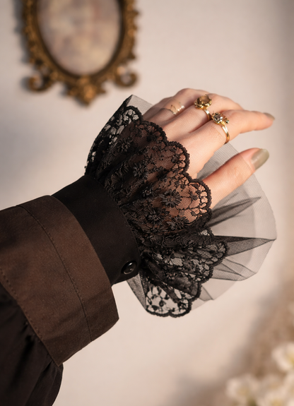 Elegant Lace Detachable Sleeve Cuffs
