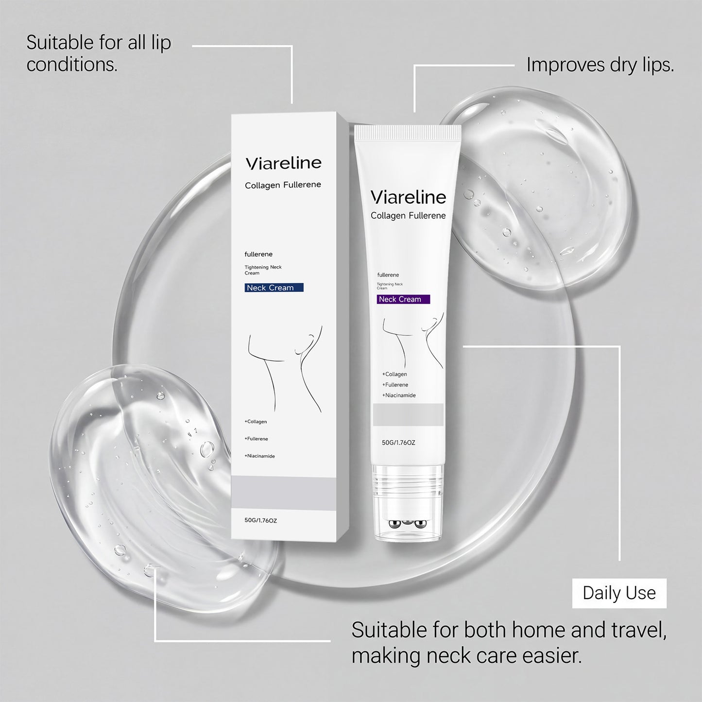 VIARELINE Neck Firming and Tightening Cream