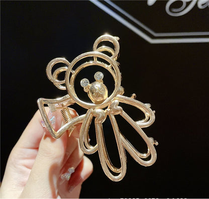 Cute Korean Bear Hair Claw Clip