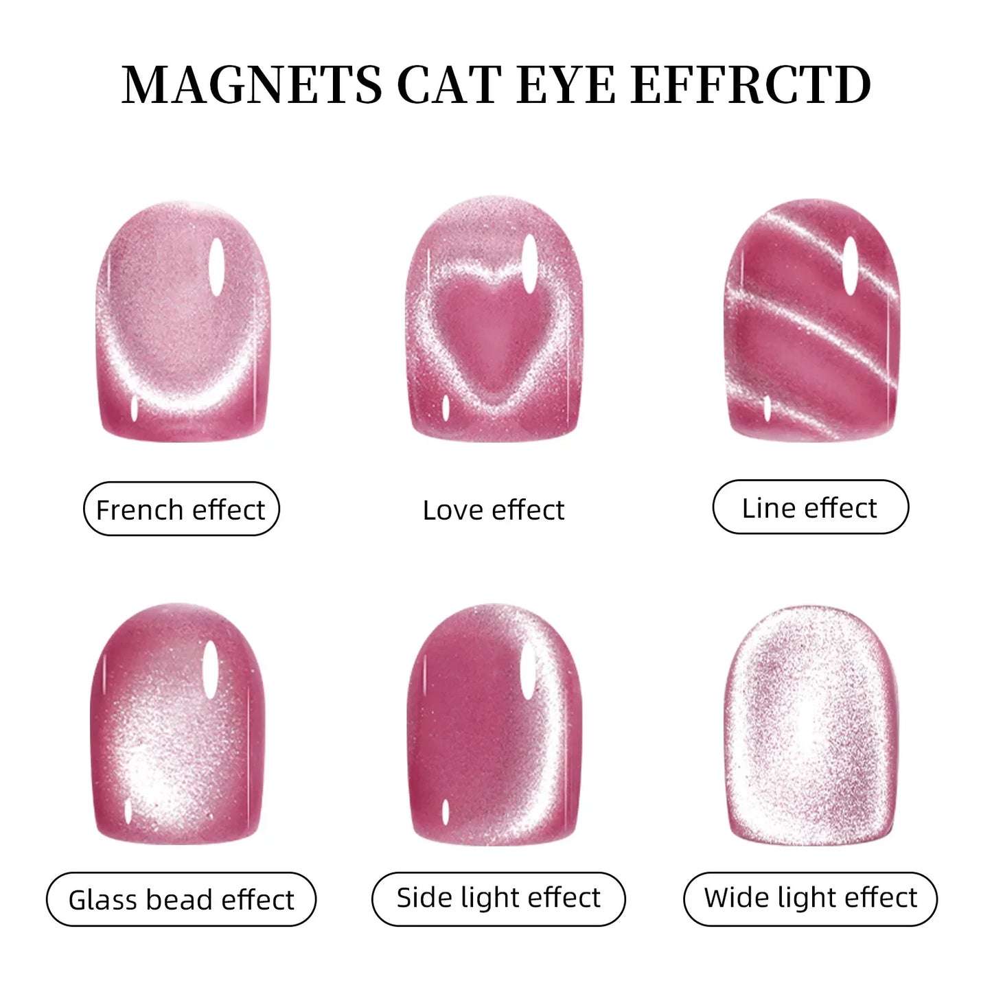 3-in-1 Love Heart Nail Magnet – Heart & Line Effects