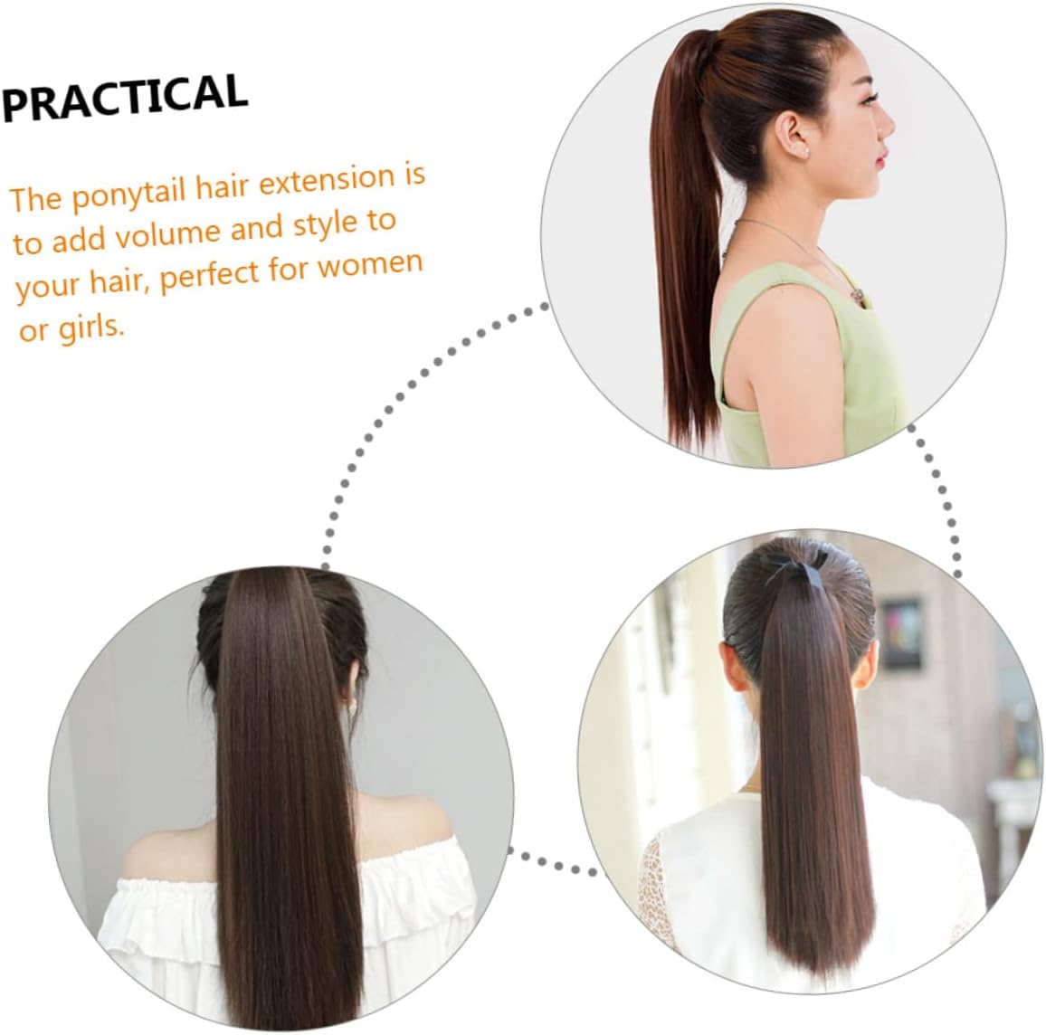Volume-Enhancing Straight Ponytail Extension