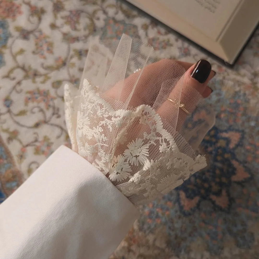 Elegant Lace Detachable Sleeve Cuffs