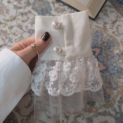 Elegant Lace Detachable Sleeve Cuffs