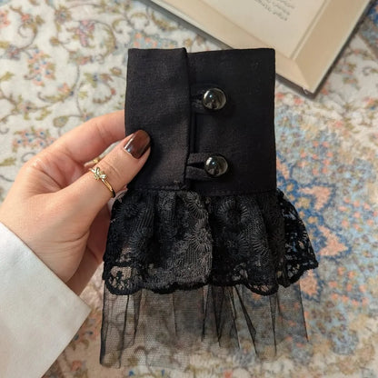 Elegant Lace Detachable Sleeve Cuffs