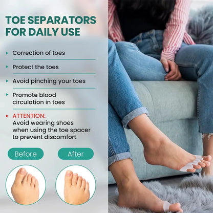 Soft Gel Toe Separator – Pain Relief & Foot Support