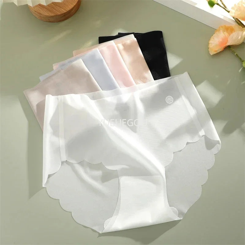 Soft Stretch Seamless Comfort Panty – Breathable Ice Silk
