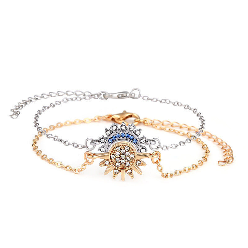 Sun and Moon Couple Bracelet Set