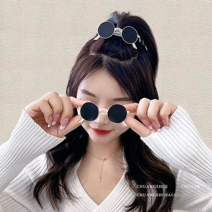 Sunglasses-Shaped Hair Clips