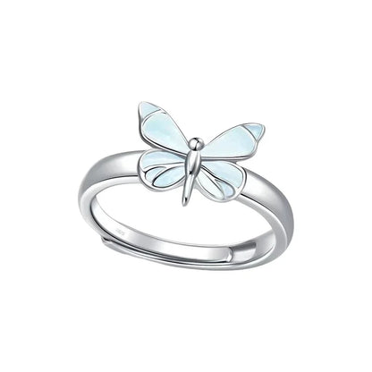 Elegant Butterfly Glow Ring