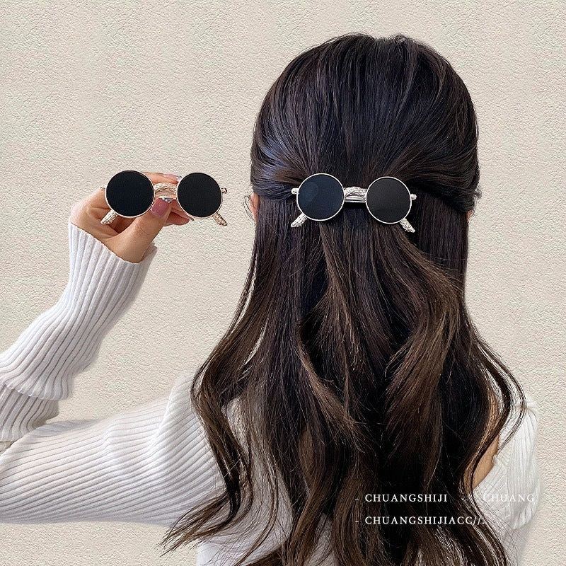 Sunglasses-Shaped Hair Clips