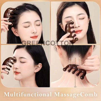Resin Gua Sha Scalp Massage Comb