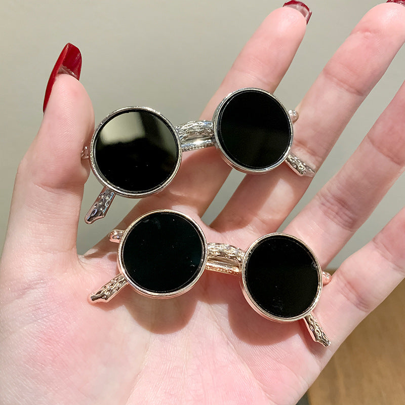 Sunglasses-Shaped Hair Clips