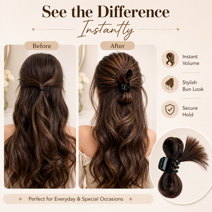 Instant Bow Hair Clip Extention