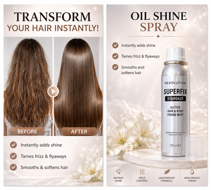 Instant Hair Shine & Finishing Spray