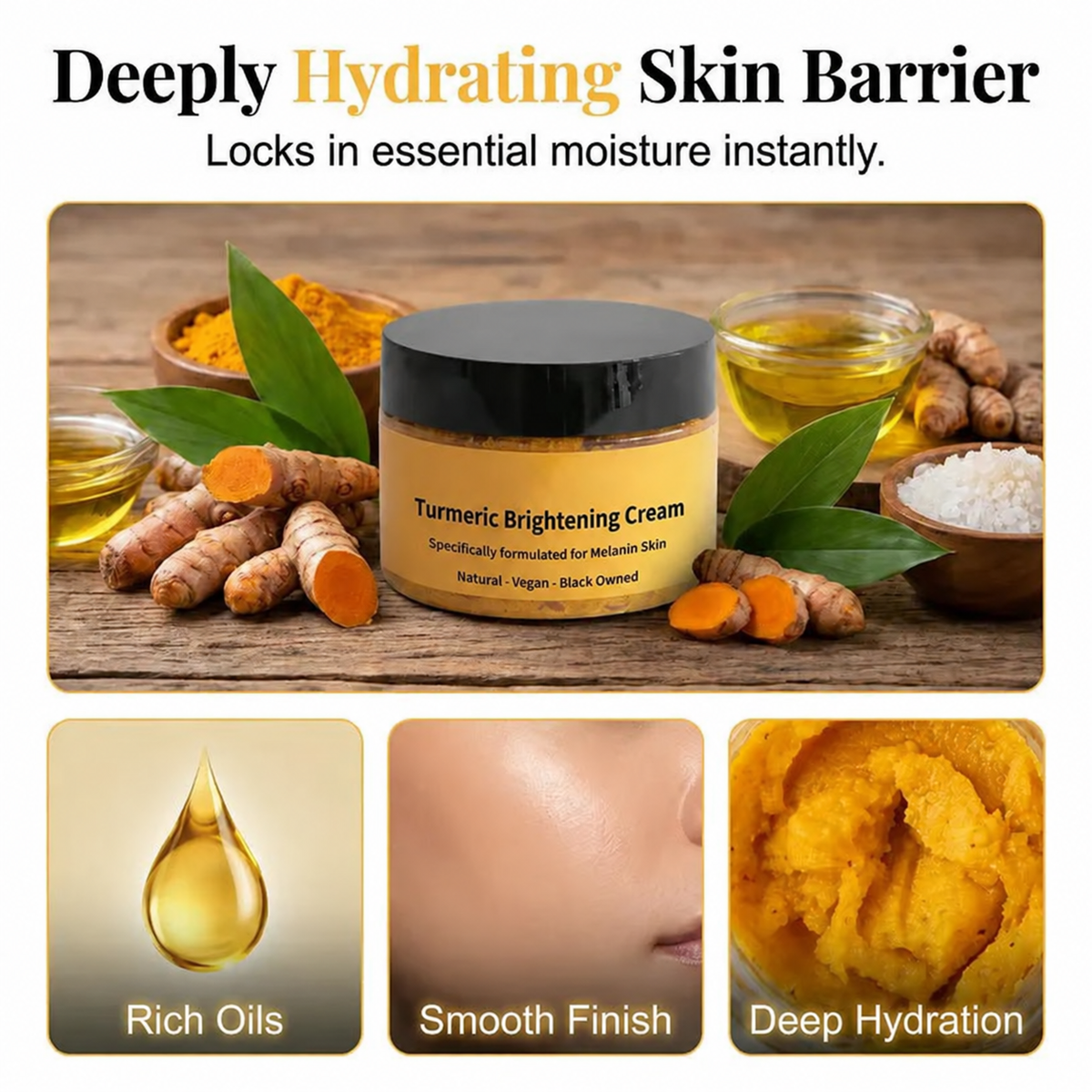 Turmeric Exfoliating Body Cream
