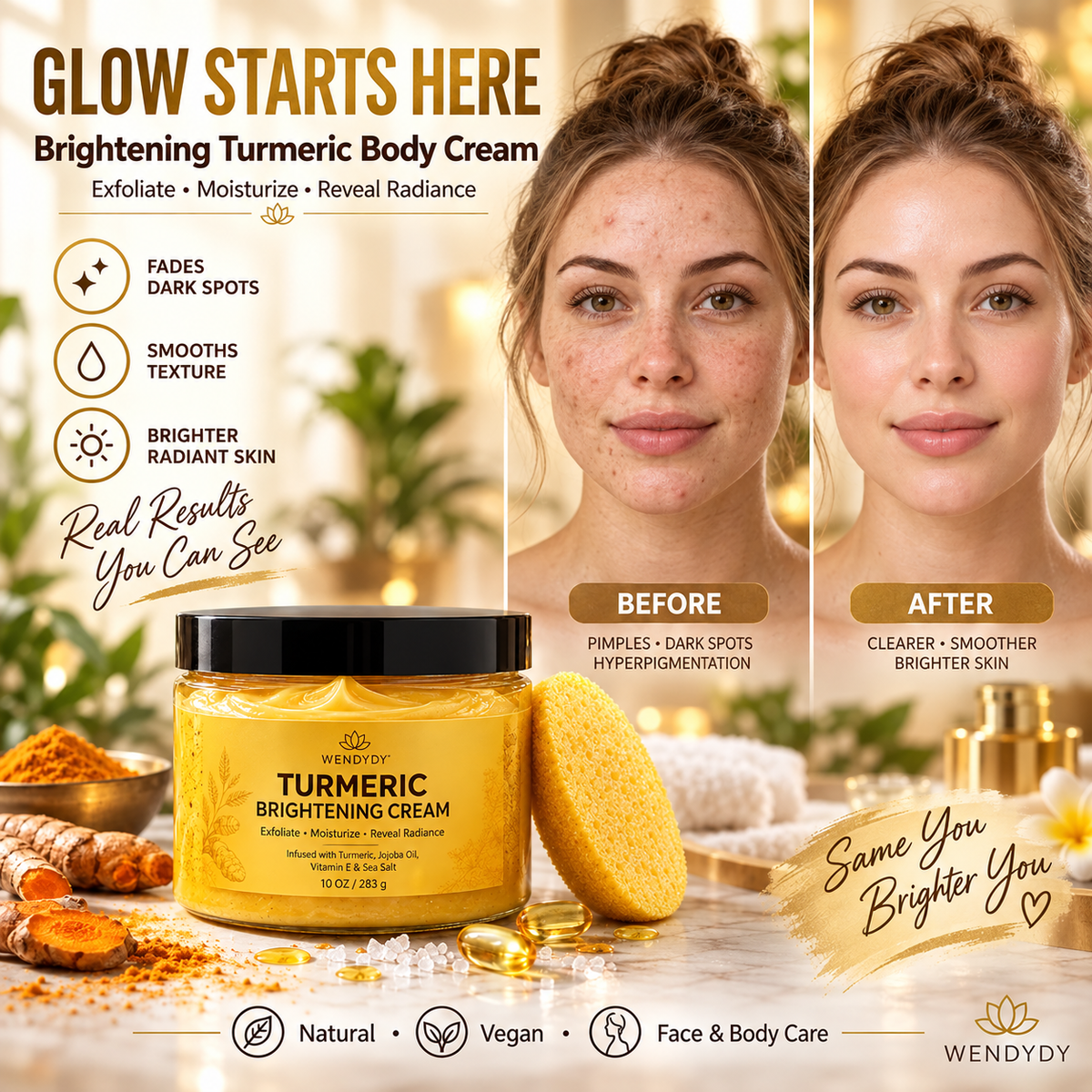 Turmeric Exfoliating Body Cream