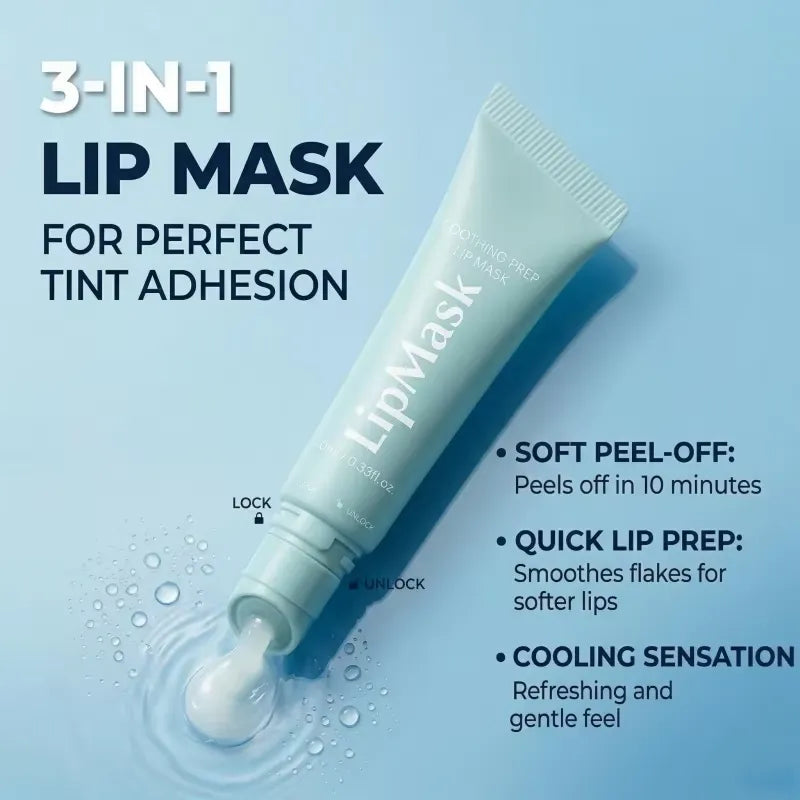 Korean 3-in-1 Hydrating Lip Prep Mask | Lip Care Mask