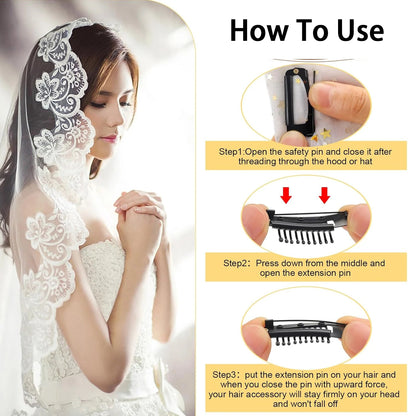 Premium No-Slip Dupatta Clip
