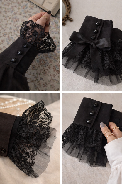 Elegant Lace Detachable Sleeve Cuffs